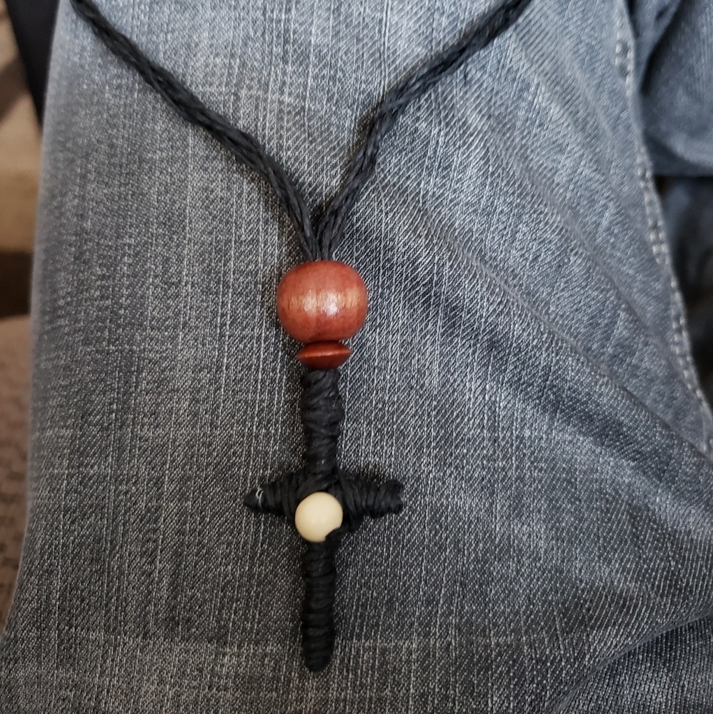 Handcrafted Hemp Crucifix